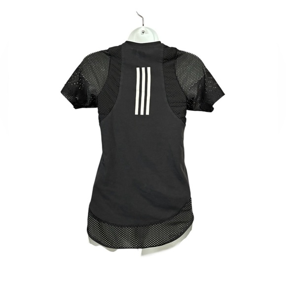 Adidas, ID Mesh Short Sleeve T-Shirt, Size XS,  Black 🏃‍♀️‍➡️ - Picture 6 of 10